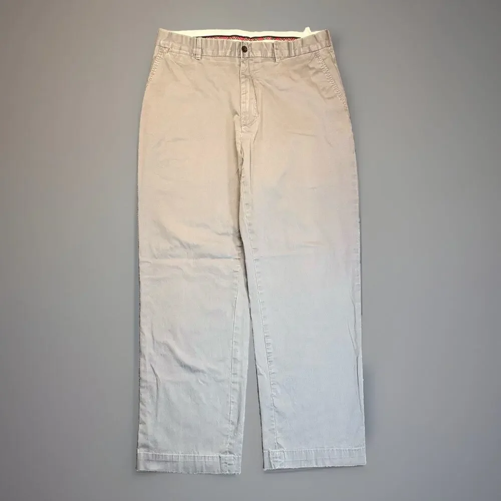 Polo Golf Ralph Lauren Gray Chino Pants Men’s 32x30 Stretch Flat Front Casual